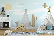 KIDS WALL & FRAMES Mockup Bundle - 4, a Product Mockup by Yuri-U (Thumbnail 17 of 38)