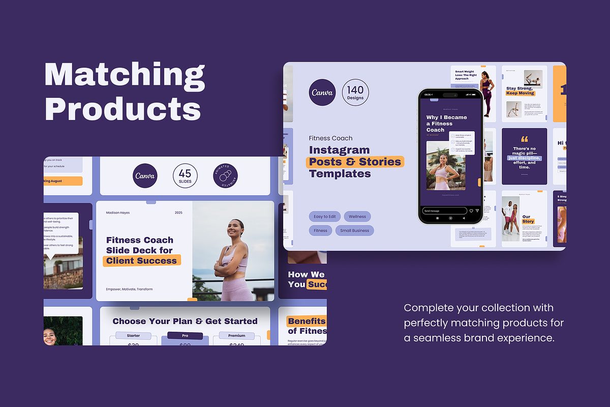 Bold Fitness Coach Ebook Template, a Marketing Template by Mirely Creative Co (Photo 8 of 8)