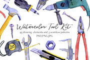 Watercolor Tool Kit, a Technology Illustration by cat_arch_angel (Thumbnail 1 of 4)