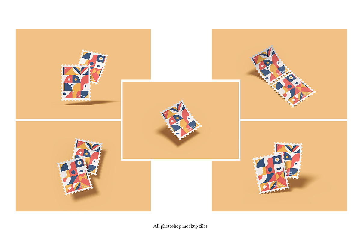 Postage Stamp Mockup, a Product Mockup by FathirMarz (Photo 10 of 10)