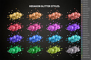 GLITTER PRO Styles, Actions, Brushes, a Layer Style Add-On by Graphic Spirit (Thumbnail 7 of 12)