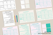 المجموعة 3. تنظيم الوقت. مجموعة التخ, a Stationery Template by GoodNess Graphics (Thumbnail 4 of 8)