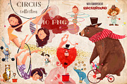 Circus Collection, an Animal Illustration by Eve Farb (Thumbnail 1 of 3)