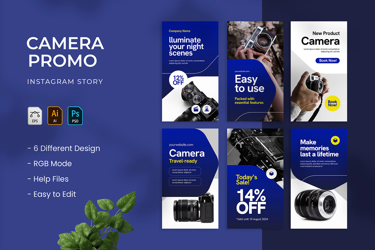 Camera Promo - Instagram Story, a Social Media Template by VUNIRA