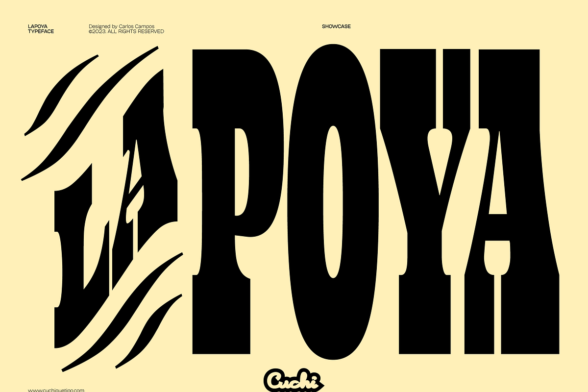 Lapoya Font, a Slab Serif Font by Cuchi, qué Tipo! Foundry (Photo 1 of 18)