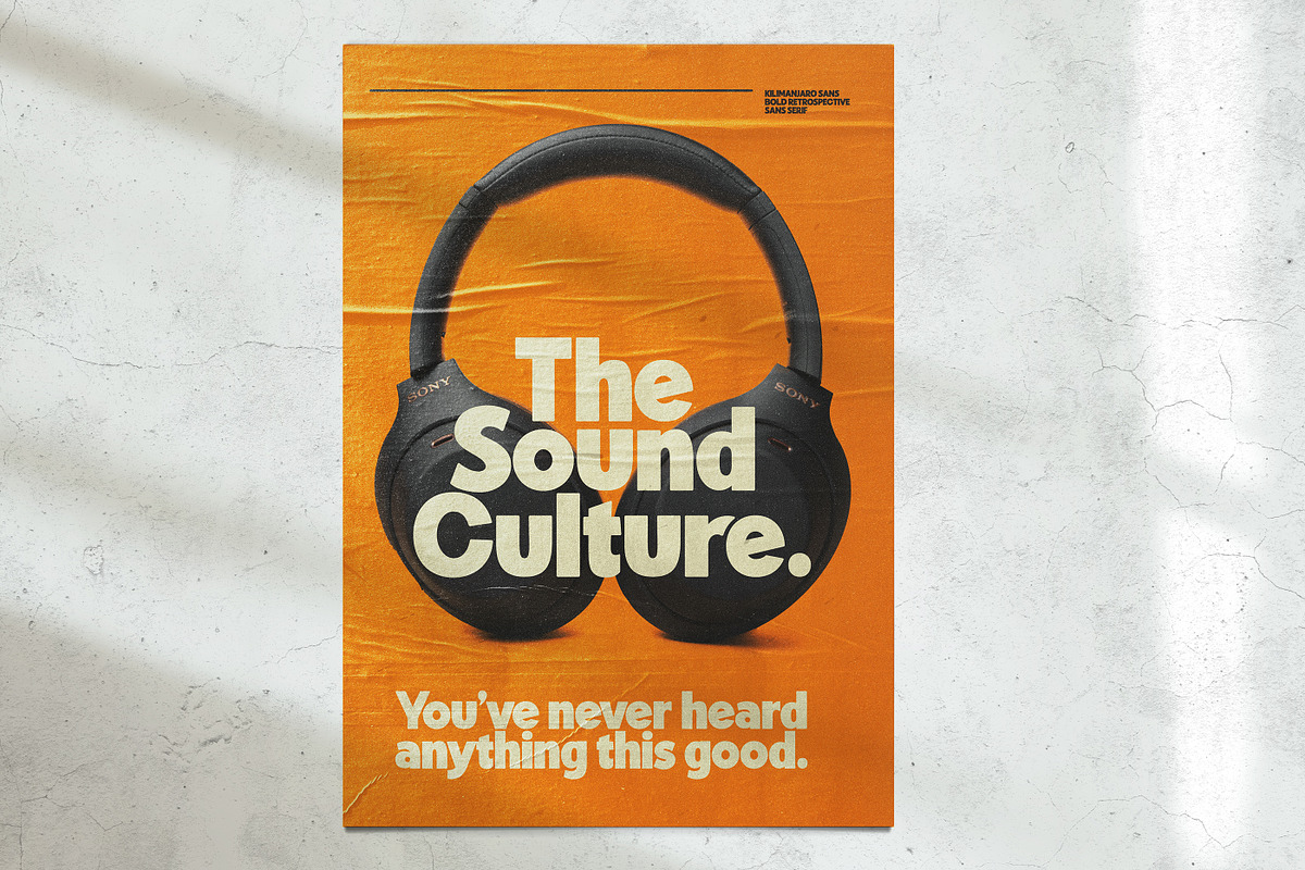 Kilimanjaro Sans (36 fonts), a Font by Nicky Laatz (Photo 49 of 75)