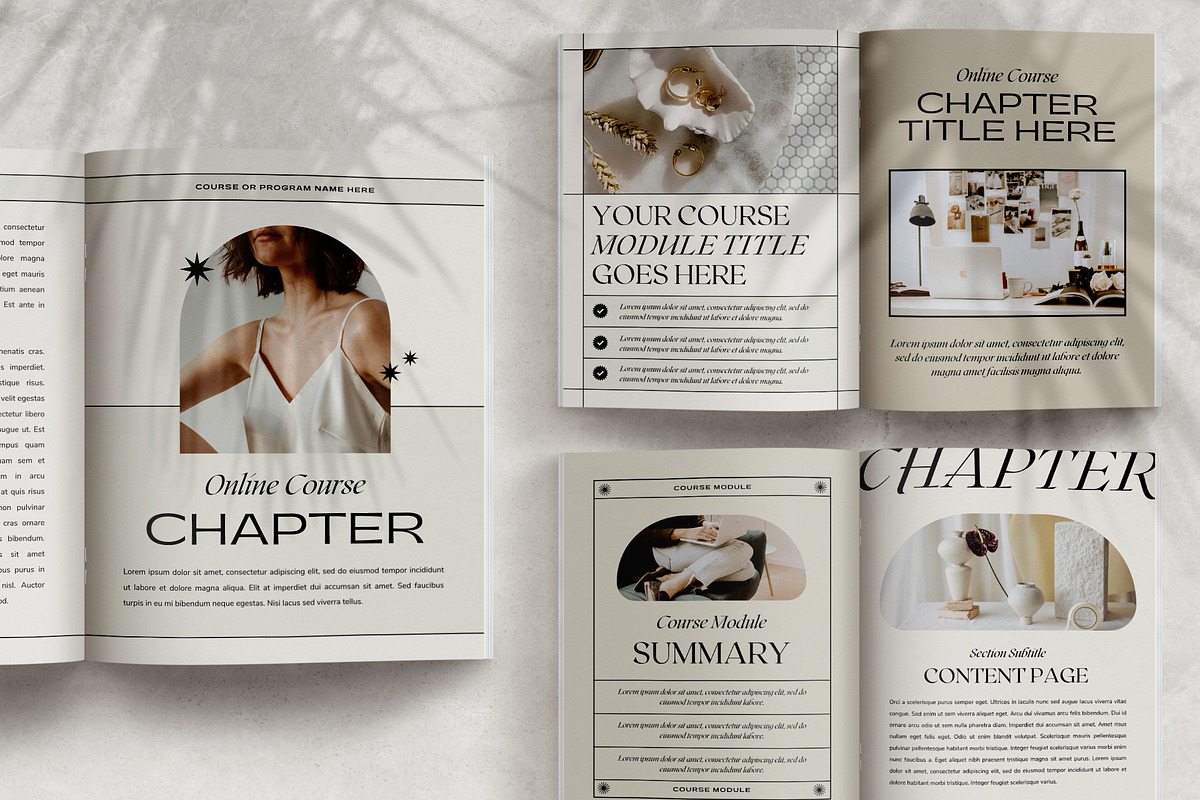 Aesthetic Ebook Template CANVA, a Magazine Template by Studio Loire (Photo 6 of 17)