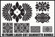 10 Laser Cut Decorative Frame Bundle, an Illustration by abu67222 (Thumbnail 1 of 11)
