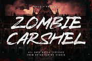 Zombie Carshel, a Font by Kotak Kuning Studio (Thumbnail 1 of 7)