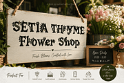 Aribelle Floral Font, a Handwritten Font by Letterhanna Studio (Thumbnail 8 of 9)