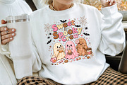 Cozy Halloween Ghost PNG, a Seasonal Illustration by Creative Art (Thumbnail 3 of 3)