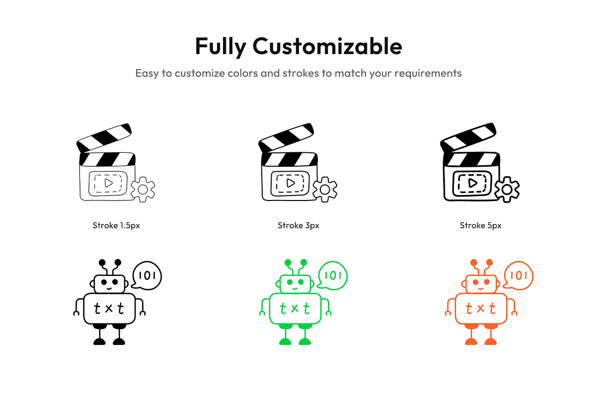 Animated Web Development Icons, an Outline Icon by Vectors Market (Photo 4 of 8)