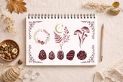 Woodland Mystic Animals & Botanical, a Decorative Illustration by Christine Krahl (Thumbnail 12 of 12)