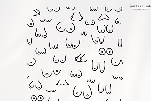 Boobs Cut file svg dxf eps png, a Pattern Graphic by PatternLab.