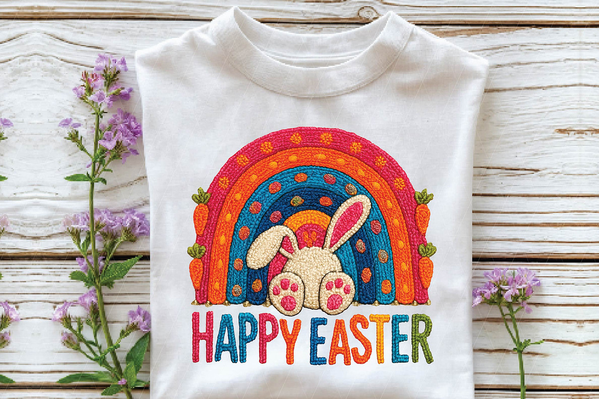 Happy Easter Bunny Rabbit Face Funny, an Illustration by DreamPrint404 (Photo 6 of 7)