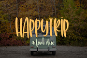 HappyTrip, a Font by OnTheSpotStudio (Thumbnail 1 of 5)