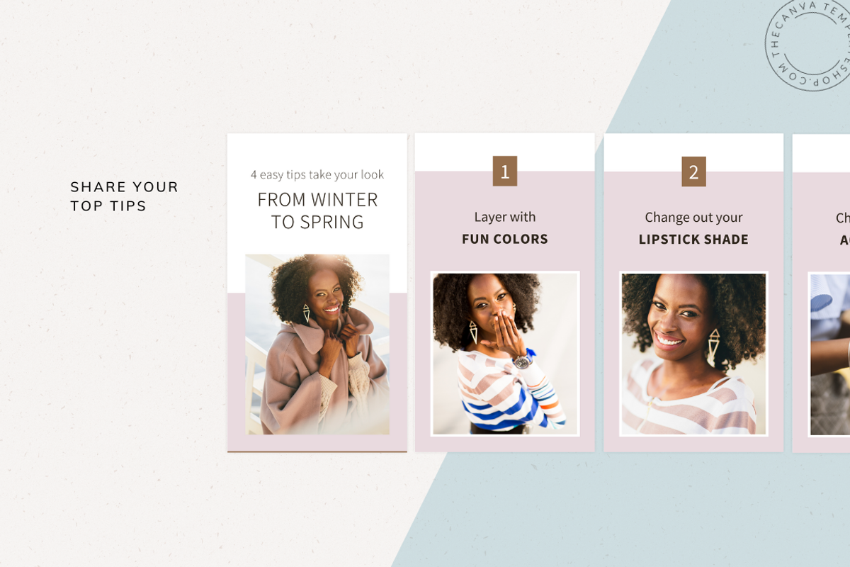 Eva Instagram Reels Canva Templates, a Social Media Template by The Canva Template Shop (Photo 5 of 7)