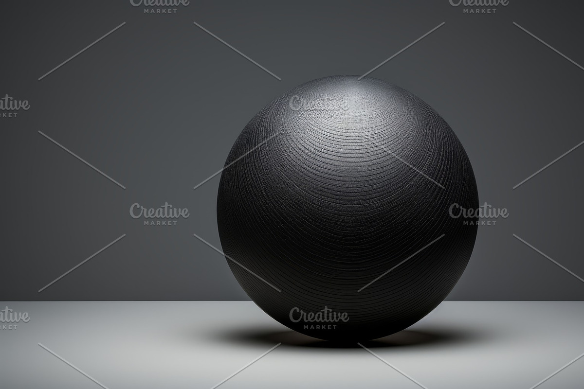 41 Black spheres illustrations, an Object Illustration by Handmadefont (Photo 34 of 41)