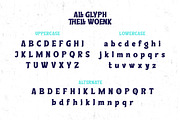 Thellwoenk - Quirky Display Font, a Sans Serif Font by twinstd (Thumbnail 9 of 10)