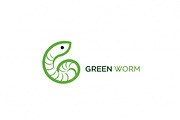Green Worm Logo, a Branding & Logo Template by Logocreative (Thumbnail 2 of 2)