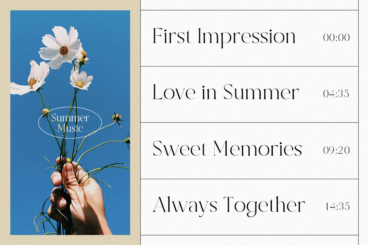 Bercarets - Elegant Serif Font, a Serif Font by RockboyStd (Photo 3 of 12)