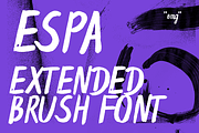Espa Extended Brush Font, a Script Font by Wild Ones (Thumbnail 1 of 11)