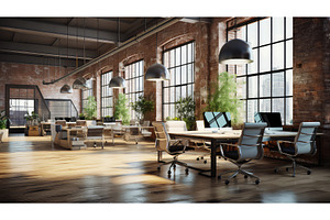 corporate office urban background ai, a Business Photo by pikepicture