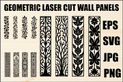 Geometric Laser Cut Panel Sets, an Object Graphic by Designer_Momina (Thumbnail 1 of 5)