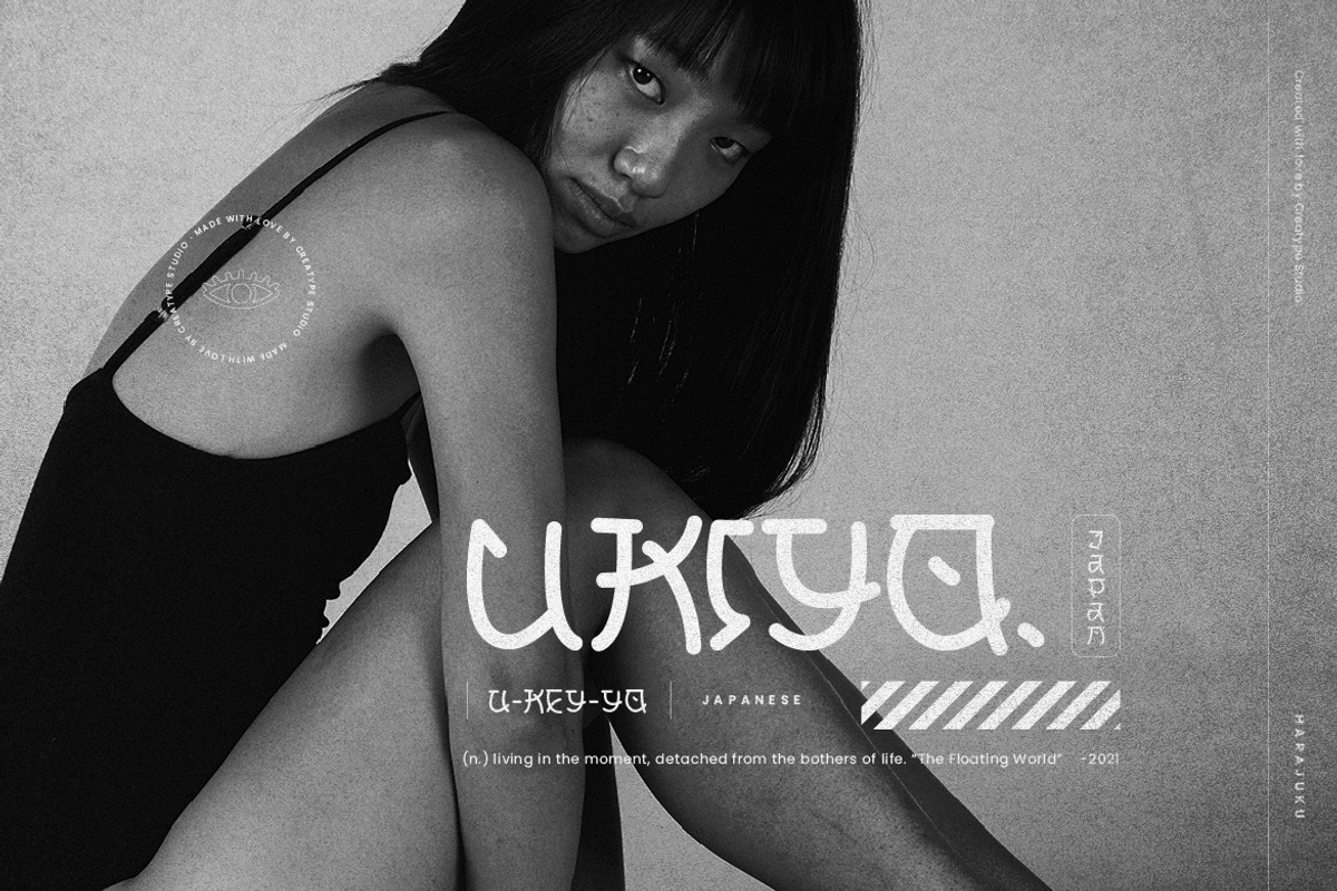 Harajuku Japanese Business Font, a Font by Creatype Studio (Photo 6 of 10)