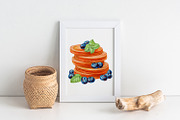 Pancakes - sketchmarkers set, a Food Illustration by ViktoriArt (Thumbnail 4 of 6)