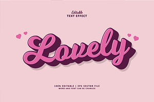 Text Effect Lovely, a Layer Style Add-On by Navy Graphic