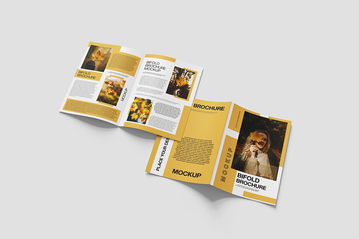 Bifold Brochure Mockup, a Product Mockup by bimockup (Photo 5 of 6)