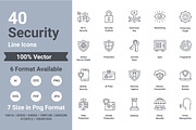 Security, an Outline Icon by Color Cubes (Thumbnail 1 of 5)