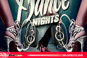 Dance Nights Party, a Flyer Template by Osky (Thumbnail 4 of 4)