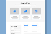 Marketing Wireframe Landing Page, a Landing Page Template by MightyDesign (Thumbnail 6 of 10)