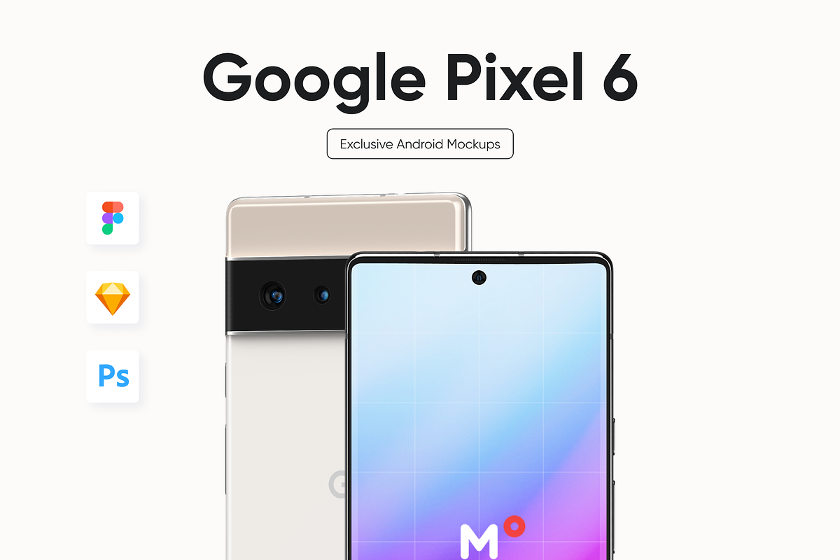 12 Google Pixel 6 Pro Mockups, an Android Mockup by 360 Mockups (Photo 1 of 8)