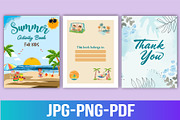 Summer Activity Book for Kids, a Stationery Template by Designmela01 (Thumbnail 5 of 6)
