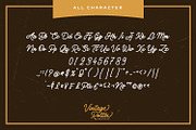 Vintage Rotter, a Script Font by Vintage Division (Thumbnail 9 of 10)