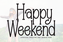 Happy Weekend | Script Font