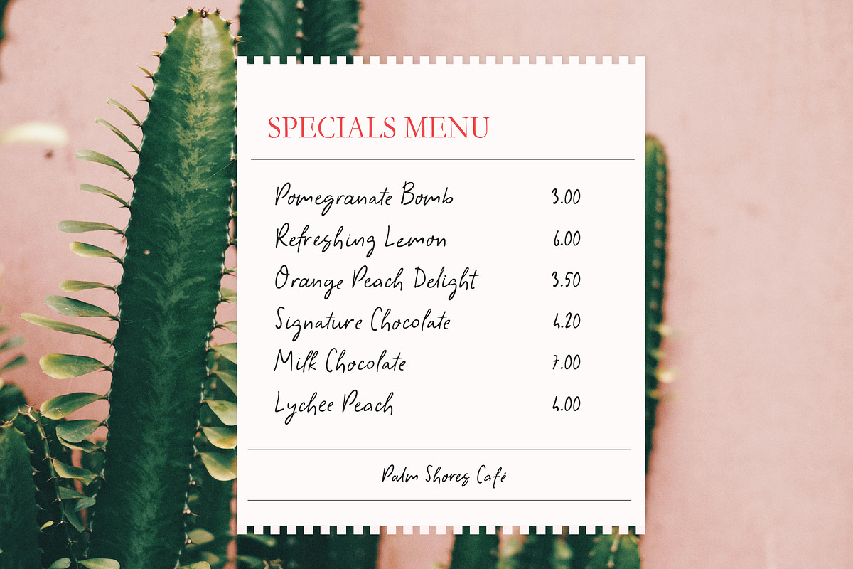 The Cherry Season - Handwritten Font, a Script Font by Kaya Fonts (Photo 8 of 36)