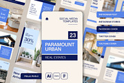 Real Estate Social Media Kit, a Social Media Template by prajapixels (Thumbnail 1 of 6)