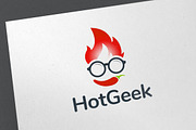 Hot Geek Logo, a Branding & Logo Template by emotions76 (Thumbnail 1 of 3)
