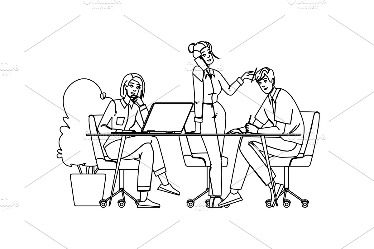 efficiency multitasking business, a Person Illustration by pikepicture