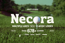 Necora – Multiple Axes Classic Font