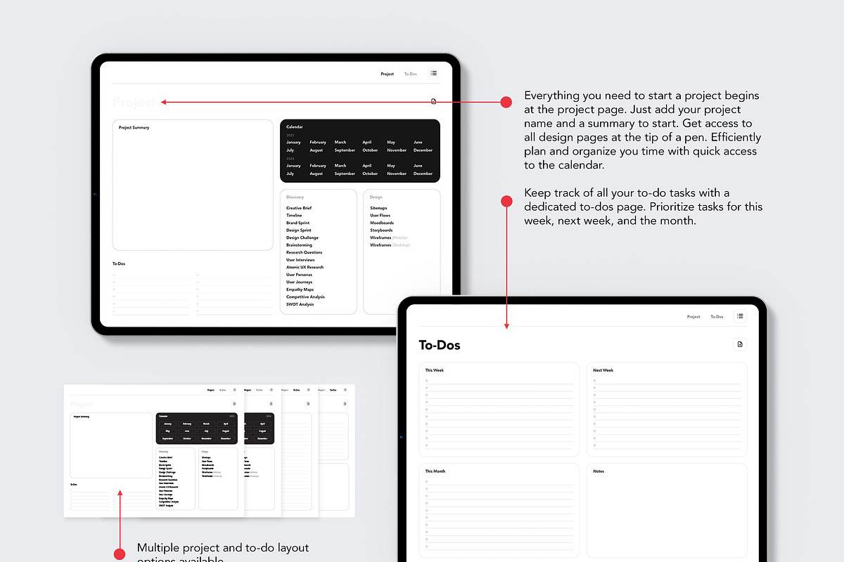 Designer+ Digital Workbook & Planner, a Presentation Template by Bichin (Photo 3 of 10)
