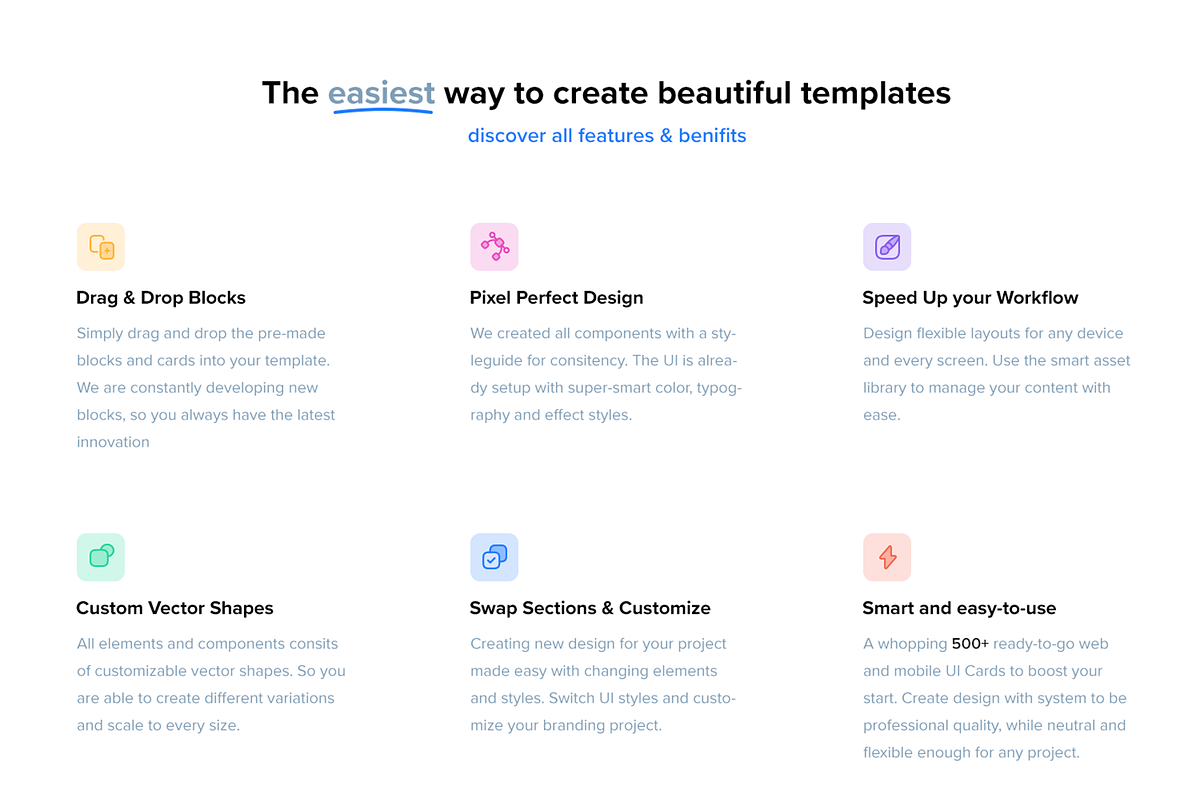UI Decks - Cards & Blocks, a Templates & Theme by KL-Webmedia (Photo 2 of 9)