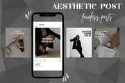 Aesthetic Instagram Post , Faceless, a Marketing Template by Coco Bloom (Thumbnail 2 of 5)