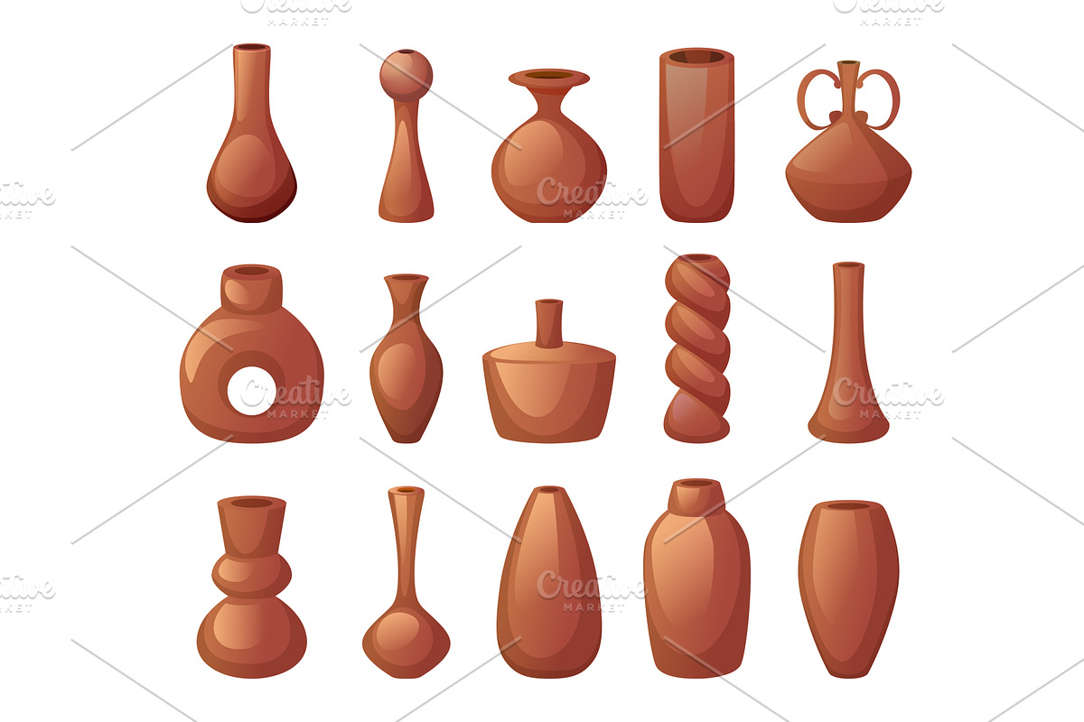 Clay pot. different clay pot, an Illustration by Onyx