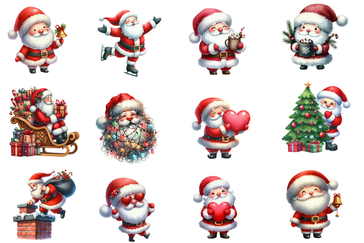Santa Claus Clipart, an Illustration by Designworld (Photo 3 of 6)