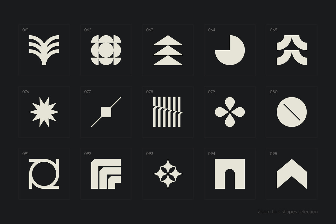 Geometrica Vol.1 – Vector Shape Kit, an Object Graphic by Léo Alexandre (Photo 5 of 16)